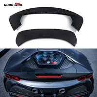Body Kit Spoiler Belakang Serat Karbon Kering Gaya Assetto Fiorano untuk Ferrari SF90