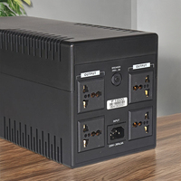 UPS interaktif jalur 3kVA fase tunggal dengan baterai Li-ion 220-240VAC untuk perlindungan daya cadangan kantor rumah/PC/Server