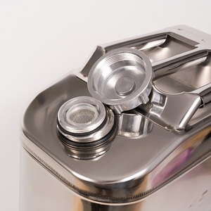 Bidon carré multifonction en acier inoxydable 430 304, différentes capacités (5L-80L), étanche et durable pour le diesel/essence - Product Image 5