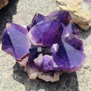 High quality natural healing purple crystal points rough amethyst crystal cluster for home decoration