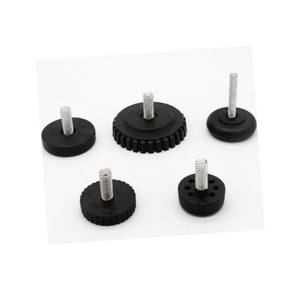 Plastic <b>Furniture</b> Accessories Outdoor Leveling <b>Feet</b> Swivel Glide Leg Saving <b>Adjustable</b> Injection Levelers OEM Support - Product Image 3