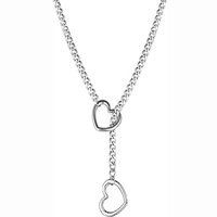 Collares Góticos de Acero Inoxidable 316L con Forma de Corazón Redondo, Estilo Punk, Nuevos Modelos de Venta Caliente Transfronteriza para Hombres y Mujeres