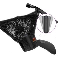 Starker Vibrations-Slip-Vibrator mit Spitze, Fernbedienung, 10 Frequenzen, abnehmbar, Sexspielzeug für Erwachsene, zum Flirten