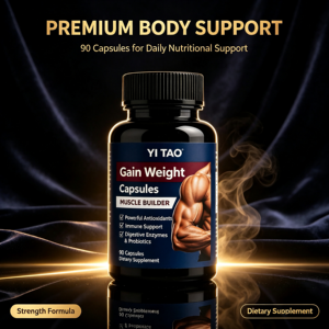Capsules de prise de poids à marque privée, stimulant musculaire avec probiotiques, enzymes digestives, soutien immunitaire, OEM, 90 unités - Product Image 4