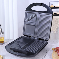 Petite gaufrière électrique domestique automatique 12 trous, fonction grill antiadhésive en acier inoxydable pour rouleaux de saucisses