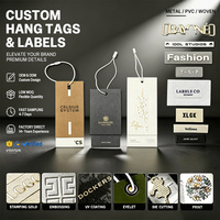 Fabricant d'étiquettes de vêtements en carton, étiquettes suspendues en papier blanc de luxe pour la mode, avec cordon pour cravate