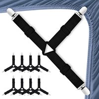 Verstellbare Bettlaken clips Hochwertige rutsch feste Bettlaken befestigungen Elastische Sofa dreieck klemmen Perfekter bequemer Schlaf