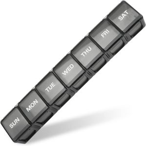 Nuevo Organizador de Pastillas 2024, Pastillero Grande de Plástico con 7 Compartimentos, Organizador de Medicamentos para 7 Días - Product Image 1
