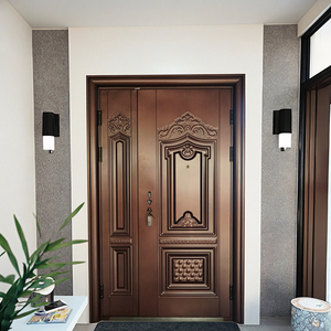 Prehung Interior Security <span class=keywords><strong>Door</strong></span> im modernen Stil Wind dichte Stahl konstruktion Seiten öffnung-Fabrik großhandel für den Hausgebrauch - Product Image 1