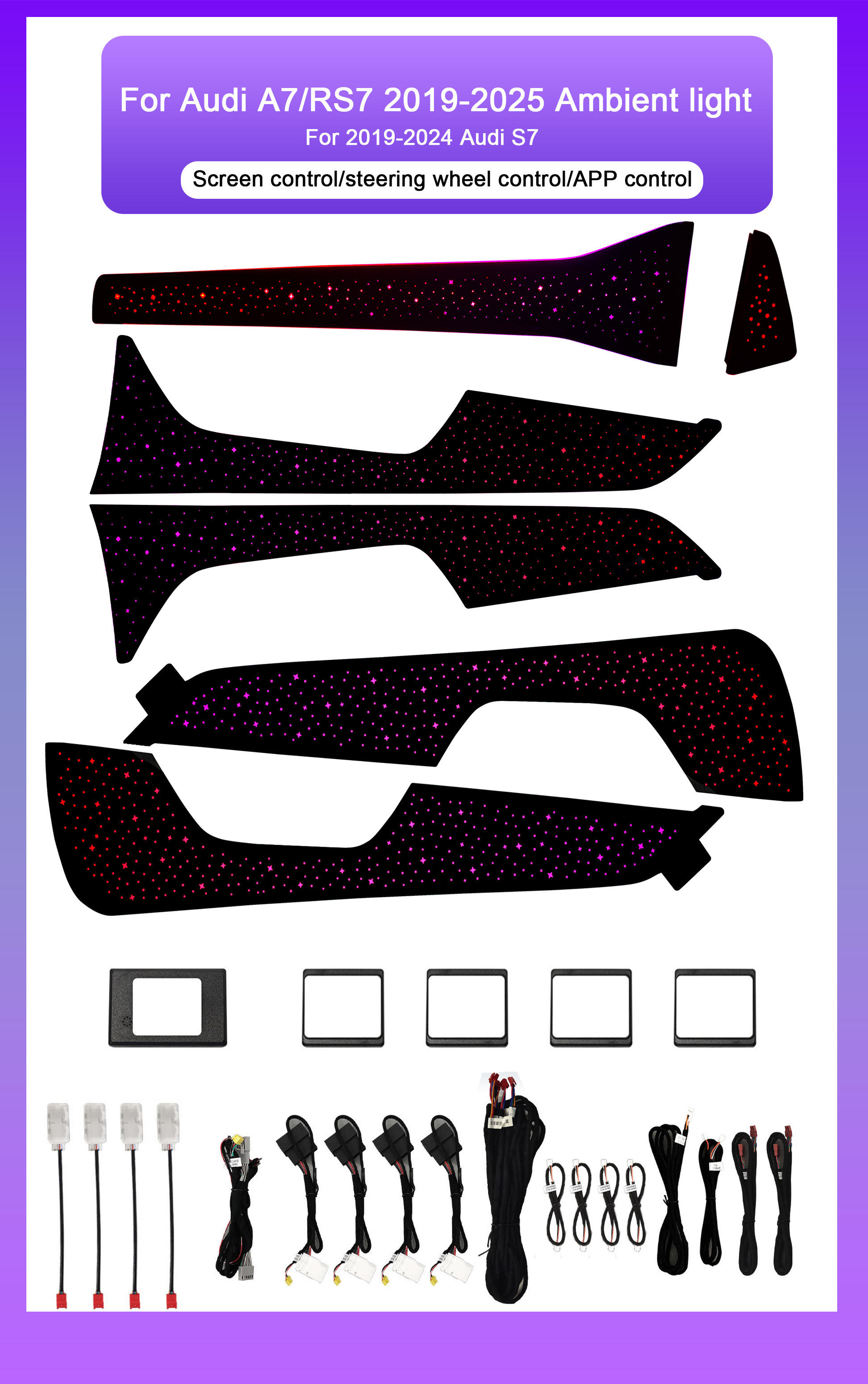 Ensemble de 6 pièces