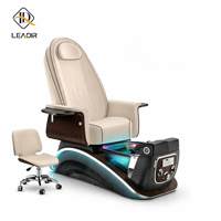 Prix bon marché de luxe moderne beauté ongles Salon meubles pas de plomberie Portable canapé pied Spa manucure pédicure chaise à vendre