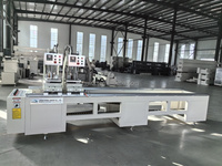 Máquina de soldadura UVC de tres cabezales, fabricación de ventanas y puertas de Pvc