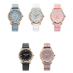 Maglia esplosiva cinturino orologio moda scala romana senza parole stella uomo e donna al quarzo cassa 38mm movimento CHENLONG - Product Image 6