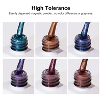 Gel à ongles magnétique UV de luxe, effet œil de chat Monet Garden, haute qualité 6µm, longue tenue, sans HEMA, sans TPO, vente en gros