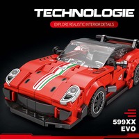 599xx Evo technologie voiture de course modèle blocs de construction ensemble bricolage assemblage bloc de construction modèle véhicule pour enfants