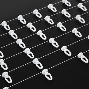 Curseur de <span class=keywords><strong>Rideau</strong></span> Ondulé en <span class=keywords><strong>Plastique</strong></span> de Grande Taille S, Accessoires de Rail de <span class=keywords><strong>Rideau</strong></span> à Pliage S - Product Image 6