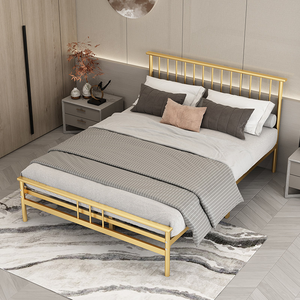 <span class=keywords><strong>Base</strong></span> de <span class=keywords><strong>Cama</strong></span> Moderna de Hierro, Tamaño Queen/King, Plataforma de Metal <span class=keywords><strong>Minimalista</strong></span>, Ahorro de Espacio, Perfil Bajo, para Dormitorios Modernos - Product Image 2