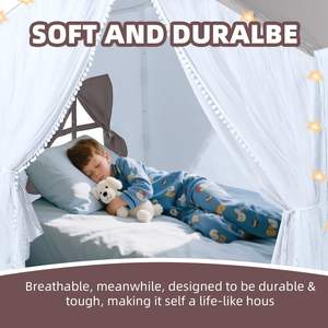 Tente de jeu portable pour enfants, château de princesse, chambre de jeu pour garçons et filles, tente de couchage pour bébé - Product Image 5