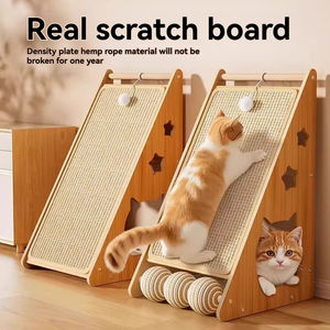 Hochwertiger Kratzbaum und Klettergerüst aus Massivholz mit Natürlichem <span class=keywords><strong>Sisal</strong></span>-Material für Langlebigkeit und Umweltfreundliche Nutzung - Product Image 2