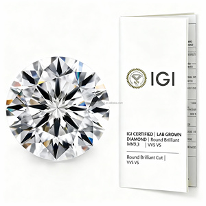 Diamante Cultivado en Laboratorio con Certificado IGI VVS1 VVS2 de 0.5ct 1.0ct |   Precio de Fábrica al por Mayor, Proveedor Verificado, 0.5 1.0 Quilates, Envío Rápido - Product Image 1