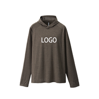 Sweat-shirt à capuche de course de haute qualité, vente en gros directe d'usine, nouvelle collection automne, séchage rapide, évacuation de l'humidité pour les sports de plein air