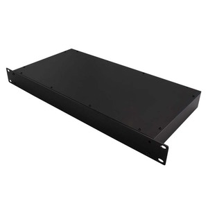 Standard black 1 U 2 U 3 U rack mount case telecom server metal battery box