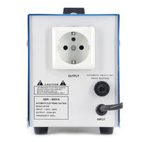 Régulateur automatique monophasé pour usage domestique 220V 1000VA avec affichage LED, protection contre les surtensions et les sous-tensions, stabilisateur de tension