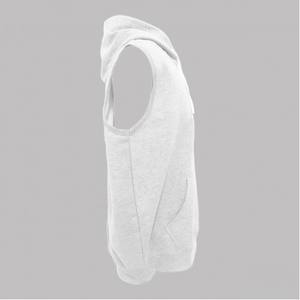 Sublimazione In Bianco <span class=keywords><strong>Senza</strong></span> <span class=keywords><strong>Maniche</strong></span> <span class=keywords><strong>con</strong></span> <span class=keywords><strong>Cappuccio</strong></span> <span class=keywords><strong>con</strong></span> Tasca a Marsupio - Product Image 3