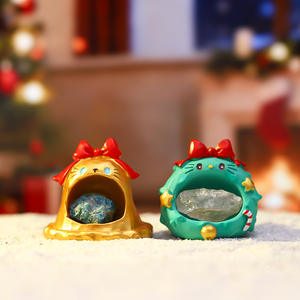 Boîte à surprise miniature en cristal de Noël, <span class=keywords><strong>elfe</strong></span>, boîte aveugle, décoration de bureau créative de Noël - Product Image 4