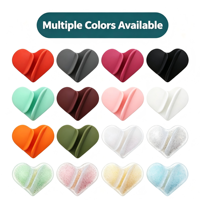 Support de téléphone en silicone en forme de cœur, support portable pour rouge à lèvres et maquillage, support de bureau pour regarder des vidéos, universel, pour voyage, vente en gros