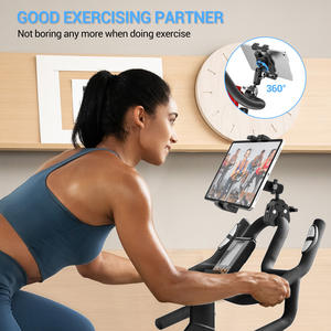 <span class=keywords><strong>Support</strong></span> universel <span class=keywords><strong>pour</strong></span> téléphones et tablettes de moto, pince robuste en alliage d'aluminium, rotatif à 360°, réglable, haute stabilité - Product Image 2