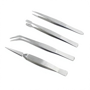 Pince à épiler professionnelle de précision pour sourcils, à pointe épaisse, en acier inoxydable, pour l'épilation, pince à épiler cosmétique pour salon de beauté - Product Image 1