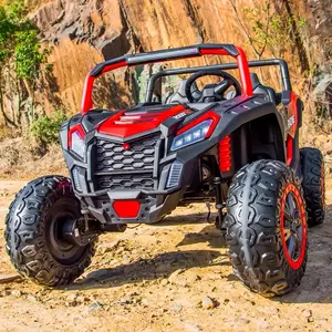 Pin Lớn Có Thể Sạc Lại Điện Bốn Bánh Xe Bãi Biển Off-Road Trẻ Em Đồ Chơi Xe Trẻ Em Đi Xe Điện Trên Xe