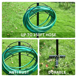 Winslow &amp; Ross Detachable Garden Water <strong>Hose</strong> <strong>Pipe</strong> Holder Modern <strong>Hose</strong> <strong>Hanger</strong> Freestanding Metal Garden <strong>Hose</strong> Holder <strong>Hanger</strong> - Product Image 6