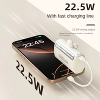 Batería Externa Portátil Ultrafina de 10000 mAh con Carga Súper Rápida PD22.5W, Pantalla LED, Entrada/Salida Tipo-C, Gran Venta
