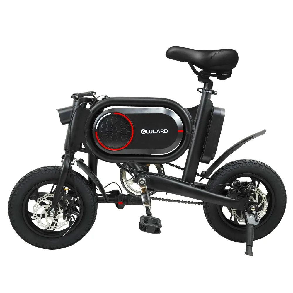 2024 almacén de la UE 12 pulgadas 350W 15.5MPH Bicicletas eléctricas plegables para adultos Mini E-bike con pantalla