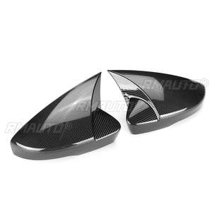 Cubiertas para Espejos Retrovisores Laterales para Skoda Octavia Mk3 A7 5E 2014-2019, Accesorios de Fibra de Carbono, Negro Brillante - Product Image 5