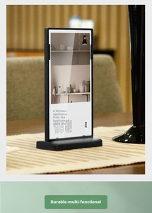 Hiện đại thân thiện với môi <span class=keywords><strong>menu</strong></span> giá thẻ hiển thị giá Acrylic Tabletop chủ thẻ cho dễ dàng Khả năng hiển thị trong nhà hàng hoặc thanh - Product Image 3