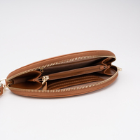 2022 Chinesische Designer neue Frauen Halbmond Geldbörse und Handtasche schlanke Clutch Geldbörse für Frauen Luxus braun Vintage Geldbörse
