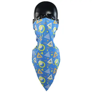 2024 Summer UPF 50+ Neck gaiters Breathable Face Mask Windproof Dust Neck Triangle Scarf fits for Running Cycling Outdoor Sports