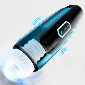 Wholesale <b>Automatic</b> Male <b>Masturbator</b> with LED Light and Switching Functions Vibrator Masturbation Cup Sex Toy - Product Image 1