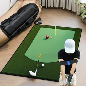 Black <b>Golf</b> Swing Trainer Wrist Brace Adjustable Strap Breathable Practice Aid for Beginners and Pros - Product Image 2