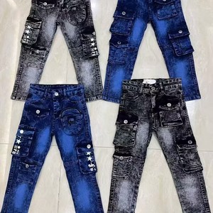 Modelo YQ005 de $5.85, Talla 2-15 Años, Jeans Ajustados a la Moda <span class=keywords><strong>para</strong></span> Niños, Diseño Moderno, Venta al Por Mayor - Product Image 4