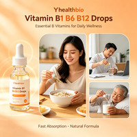Complément Alimentaire de Haute Qualité en Gouttes de Vitamines B1, B6, B12 – Marque Blanche, Vente en Gros