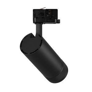 현대 30W COB LED 트랙 스포트라이트 4000K 눈부심 방지 줌 아트 갤러리 표면 장착 3 상 4 선 트랙 조명 220V PC - Product Image 4