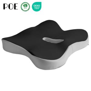 Nieuw ontwerp 100% polyester traagschuim ergonomische superzachte afneembare & wasbare bilondersteunende stoel voor kantoor of auto - Product Image 1