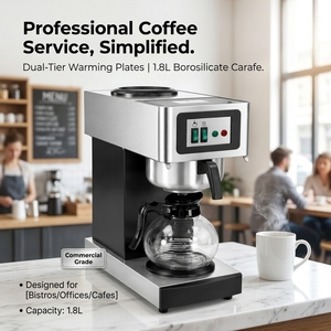 Máquina de Café Comercial de Acero Inoxidable, Cafetera Espresso, Equipo de Hostelería Comercial, Otros Suministros para Hoteles y Restaurantes - Product Image 1