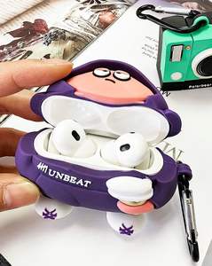 Más de 1000 Fundas Protectoras de Silicona de Goma con Diseño de Dibujos Animados en 3D Personalizadas para Auriculares Inalámbricos <span class=keywords><strong>Airpods</strong></span> <span class=keywords><strong>Pro</strong></span>, Funda para Auriculares <span class=keywords><strong>Airpods</strong></span> - Product Image 4