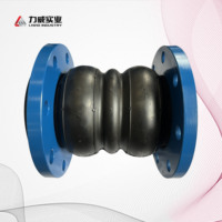 Raccord à double rotule de type bride, joint de dilatation flexible en caoutchouc, soufflet en caoutchouc EPDM