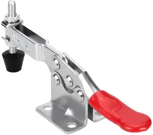 Rode Horizontale Toggle Clamp Quick Release Houd Klink Zware Klink Voor Houtbewerking Rook Jointer Jig Tool Armaturen Hol